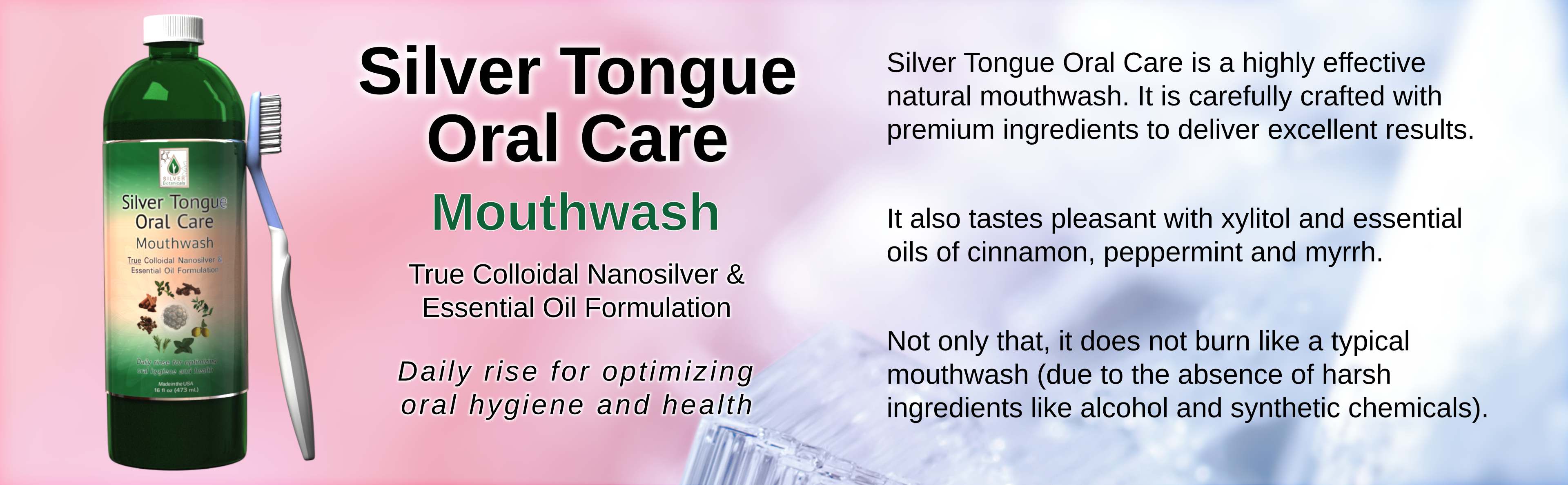 Silver Tongue Oral Care Mouthwash Silver Tongue Oral Care Mouthwash