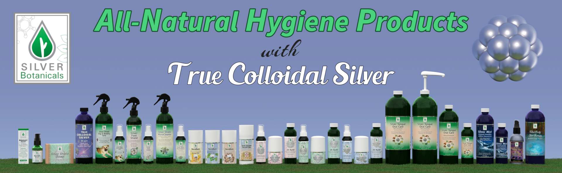 Silver Botanicals Family of Products Silver Botanicals Family of Products